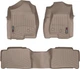 Килимки Weathertech Beige для Cadillac Escalade (mkII); Chevrolet Tahoe (mkII); GMC Yukon (mkII) 2000-2006 (1-2 ряд) (WT 450031-450032) - изображение 1