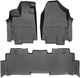 Килимки Weathertech Black для Honda Odyssey (mkV)(RL6)(1-2 row) 2018→ (WT 4412181-4412182) - зображення 1