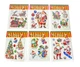 Наклейки для окон силикон "Santa" 22*32см, mix (6527-P3-18) - изображение 2