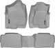 Килимки Weathertech Grey для Cadillac Escalade (mkII); Chevrolet Tahoe (mkII); GMC Yukon (mkII) 2000-2006 (1-2 ряд) (WT 460031-460032) - изображение 1