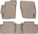 Килимки Weathertech Beige для Mitsubishi Outlander (mkII-mkIII) 2006-2021 (1-2 ряд) (WT 456511-451622) - изображение 1