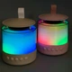 Портативна колонка K19 з 2-ма мікрофонами (Bluetooth, SD) (11,0*9,5 см) блакитний - зображення 6
