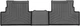 Килимки Weathertech Black для Peugeot 3008 (mkII); Opel Grandland X (mkI)(2 row) 2017→ (WT 4412543) - зображення 1