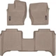 Килимки Weathertech Beige для Land Rover Range Rover (long)(mkIV)(no on console 2 row) 2014-2017 (WT 454801-454808) - зображення 1