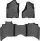 Килимки Weathertech Black для Dodge Ram 2500HD (mkV) 2019→ (Crew Cab)(1 ряд - 2 місця) (WT 4415451-4415452) - изображение 1