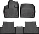 Килимки Weathertech Black для Peugeot 3008 (mkII); Opel Grandland X (mkI)(2 row) 2017→ (WT 4412541-4412543) - зображення 1