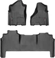 Килимки Weathertech Black для Dodge Ram 2500HD (mkV) 2019→ (Mega Cab)(1 ряд - 2 місця) (WT 4415451-4415455) - изображение 1