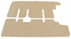 Двошарові килимки Sotra Premium Beige для Renault Trafic (mkII)(2-3 ряд) 2001-2014 (ST 01486-CH-Beige) - изображение 1