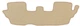 Двошарові килимки Sotra Premium Beige для Toyota Highlander (mkII)(3 ряд) 2007-2013 (ST 90306-PR-Beige) - изображение 1