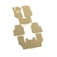 Двошарові килимки Sotra Premium Beige для Mercedes-Benz R-Class (V251)(long)(1-2-3 ряд) 2006-2012 (ST 08773-CH-Beige) - изображение 1