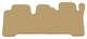 Двошарові килимки Sotra Premium Beige для Hyundai Santa Fe (mkII)(3 ряд) 2005-2012 (ST 06936-CH-Beige) - изображение 1