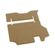 Двошарові килимки Sotra Premium Beige для Hyundai H-100 (mkII)(2-3 ряд) 1986-1994 (ST 90342-PR-Beige) - изображение 1