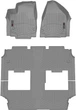 Килимки WeatherTech Grey для Chrysler Pacifica (mkII)(hybrid)(Limited Trim)(1-2-3 row) 2021→ (WT 4616621-469453) - зображення 1