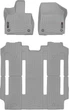 Килимки Weathertech Grey для Toyota Sienna (mkIV) 2020→ (7 місць)(1-2-3 ряд) (WT 4616411-4616412) - изображение 1