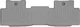 Килимки Weathertech Grey для Acura MDX (mkIV) 2021→ (2 ряд) (WT 4616692) - изображение 1