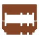 Двошарові килимки Sotra Premium Terracotta для Ford Tourneo Custom (mkI)(2 зсувні двері)(2-3 ряд) 2012-2021 (ST 90749-PR-Terra) - изображение 1