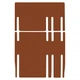 Двошарові килимки Sotra Premium Terracotta для Citroen SpaceTourer (mkI); Peugeot Traveller (mkI); Opel Zafira (mkIV)(D); Toyota ProAce (mkII)(2 ряд - 1+2)(3 ряд - 1+2)(2-3 ряд) 2016→ (ST 90859-PR-Terra) - изображение 1