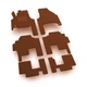 Двошарові килимки Sotra Premium Terracotta для Citroen C8 (mkI)(7 місць)(1-2-3 ряд) 2002-2014 (ST 01732-PR-Terra) - изображение 1