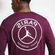 Кофта мужская Jordan X Psg Longsleeve XS Бордовий CK9781-610 - изображение 4