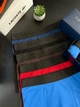 Набір чоловічих трусів 5шт XL боксери Tommy Hilfiger 3D напис Сині, Чорні, Коричневі, Червоні, Блакитні (TH23m) - зображення 2
