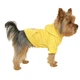 Худи для собак и кошек DIEGO Hoodie желтое, велюровая кофта с капюшоном на липучке и декоративным карманом с лейбой DIEGO, унисекс, размер M (шея 26–29 см / грудь 44–48 см / спина 30–32 см), арт. 4820251911377 - изображение 1