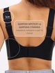 Бюстгальтер 5XL (100F, 105C, 105D, 105E) Free Bra Эластичный бесшовный анатомический лиф широкие бретели без косточек Черный 582734185 - изображение 5