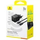 Сетевое зарядное устройство Baseus Palm Fast Charger Type-C+USB 30W With Cable Type-C to Type-C Black (P1011160A113-01) - изображение 4