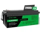 Акумулятор літій-залізо-фосфатний DATOUBOSS LiFePO4 12V 200Ah BMS 2560Wh (2104619065) - зображення 5