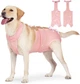 Дихаюча попона для собак Derby Breathable Pet Recovery Suite, Pink, L - зображення 1