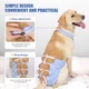 Дышащая попона для собак Derby Breathable Pet Recovery Suite, Blue, XL - изображение 3