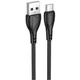 Кабель USB - Type-C Borofone BX121 3A 1 м Black (VS7007387) - изображение 1