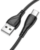 Кабель USB - Type-C Borofone BX121 3A 1 м Black (VS7007387) - изображение 3
