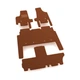 Двошарові килимки Sotra Premium Terracotta для Volkswagen Routan (mkI) 2008-2014 (ST 90630-CH-Terra) - изображение 1