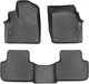 Килимки Weathertech Black для Audi Q7/SQ7 (mkII) 2020→ / Q8/SQ8/RS Q8 (mkI) 2020→ (2 ряд без кріплень)(1-2 ряд) (WT 448871-448875) - изображение 1