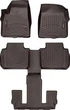 Килимки Weathertech Choco для Cadillac XT6 (mkI) 2019→ (2 ряд - 3 місця)(1-2-3 ряд) (WT 4715741-4710803) - изображение 1