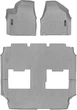 Килимки Weathertech Grey для Chrysler Pacifica (mkII) 2016→ (гібрид)(комплектація Touring/S Appearance/Select)(1-2-3 ряд) (WT 469451-469453) - изображение 1
