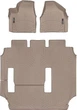 Килимки Weathertech Beige для Chrysler Pacifica (mkII) 2016-2020 (не гібрид)(2 ряд - 2 місця)(1-2-3 ряд) (WT 459451-459454) - изображение 1