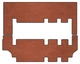 Двошарові килимки Sotra Premium Terracotta для Ford Tourneo Custom (mkI)(одні розсувні двері)(2-3 ряд) 2012-2021 (ST 90748-CH-Terra) - изображение 1