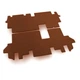 Двошарові килимки Sotra Premium Terracotta для Hyundai Staria (mkI)(2 ряд - 2 місця)(3 ряд - 2 місця)(2-3 ряд) 2021→ (ST 09731-PR-Terra) - изображение 1