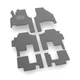 Двошарові килимки Sotra Premium Grey для Peugeot 807 (mkI)(7 місць)(1-2-3 ряд) 2002-2014 (ST 01726-PR-Grey) - изображение 1