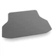 Двошарові килимки Sotra Premium Grey для Daewoo Gentra (mkI)(багажник) 2013-2015 (UZ) (ST 02191-PR-Grey) - изображение 1