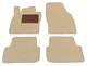 Двошарові килимки Sotra Premium Beige для Seat Ibiza (mkV) / Arona (mkI) 2017→ МКПП (ST 90089-PR-Beige) - изображение 1