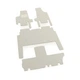 Двошарові килимки Sotra Premium White для Volkswagen Routan (mkI) 2008-2014 (ST 90630-CH-White) - зображення 1