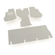 Двошарові килимки Sotra Premium White для Volkswagen Transporter (T2)(1-2 ряд) 1967-1979 АКПП (ST 02615-CH-White) - изображение 1