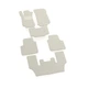 Двошарові килимки Sotra Premium White для Mercedes-Benz R-Class (V251)(long)(1-2-3 ряд) 2006-2012 (ST 08773-CH-White) - изображение 1