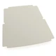 Двошарові килимки Sotra Premium White для Peugeot 607 (mkI)(багажник) 1999-2010 (ST 00690-CH-White) - изображение 1