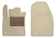 Двошарові килимки Sotra Premium Beige для Ford Transit/Tourneo Courier (mkII)(1 ряд) 2023→ (АКПП) (ST 91141-PR-Beige) - изображение 1