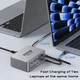Настольное зарядное устройcтво ASOMETECH AS330W 330Wmax GAN (PPS105w PD105w QC5) порты 6C+4A Grey (43775) - изображение 7