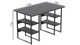 Компьютерный стол Ferrum-decor Курт 75x120x70 черный ДСП Сосна Кембра 16мм - изображение 2
