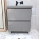 Пластиковая напольная тумба The MIX Лями Grey 3297 tought 60 см - изображение 7